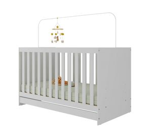 Cuna corral New 3 funciones 80.5x66x133 cm blanco