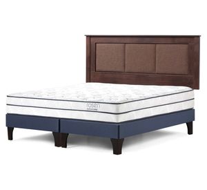 Cama europea Autonomy Sky 2 plazas base dividida + respaldo Rachel