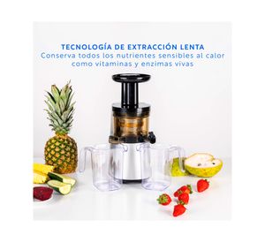 Prensadora de jugo 500 ml Slow Juicer Pro gris EasyWays.