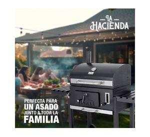 Parrilla a carbón Square negro