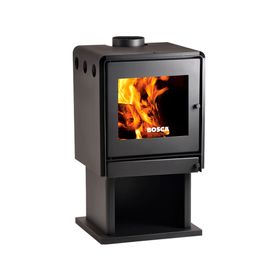 Calefactor a leña 13.9 kW Limit 480 negro
