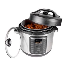 Olla eléctrica multifunción Fast Pot plateado/negro 7.6 lt