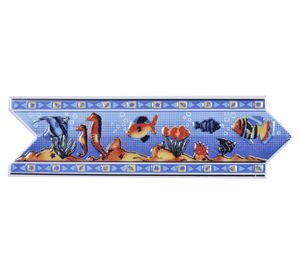 Pack listel Acuario 8x25 cm 4 un.