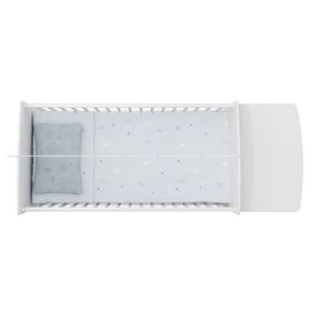 Cuna de madera con cómoda 3 cajones