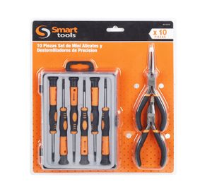Set herramientas destornilladores 10 pizas Smart Tools.