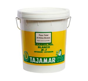 Marmolina 25 kg R-1 blanco