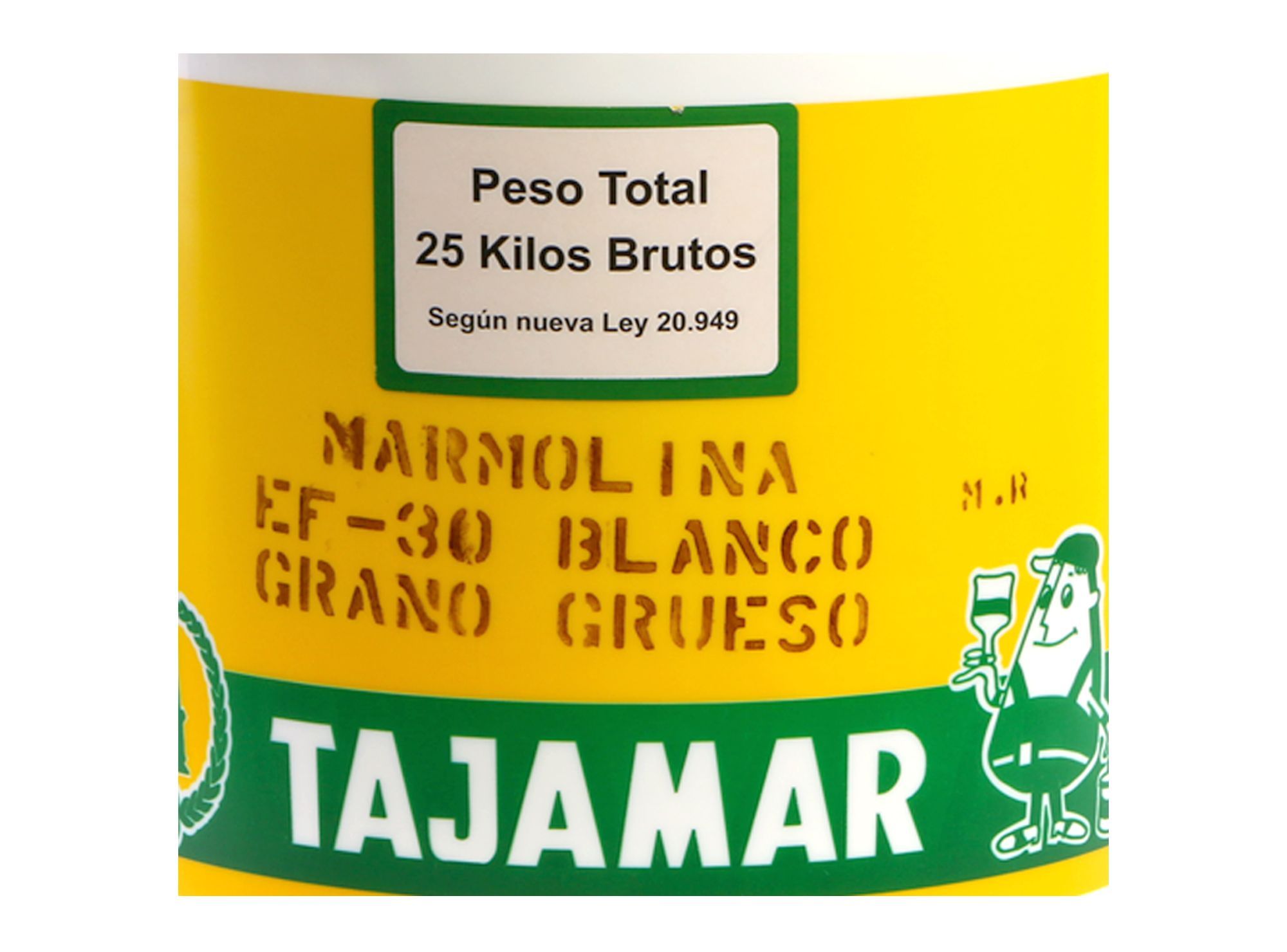 Marmolina 25 kg EF-30 blanco Tajamar