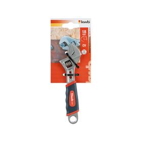 Llave francesa 3/4'' 18 mm mango plástico 1 un.