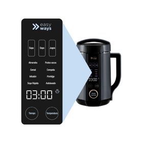 Máquina picadora multifunción Good Milk 6 en 1 negro 1.3 lt