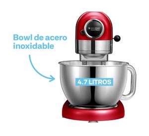 Batidora pedestal Hook Mixer rojo EasyWays.