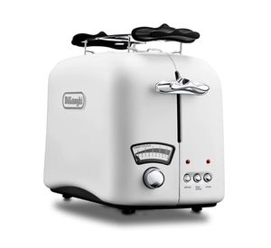 Tostador 2 rebanadas Argento blanco Delonghi