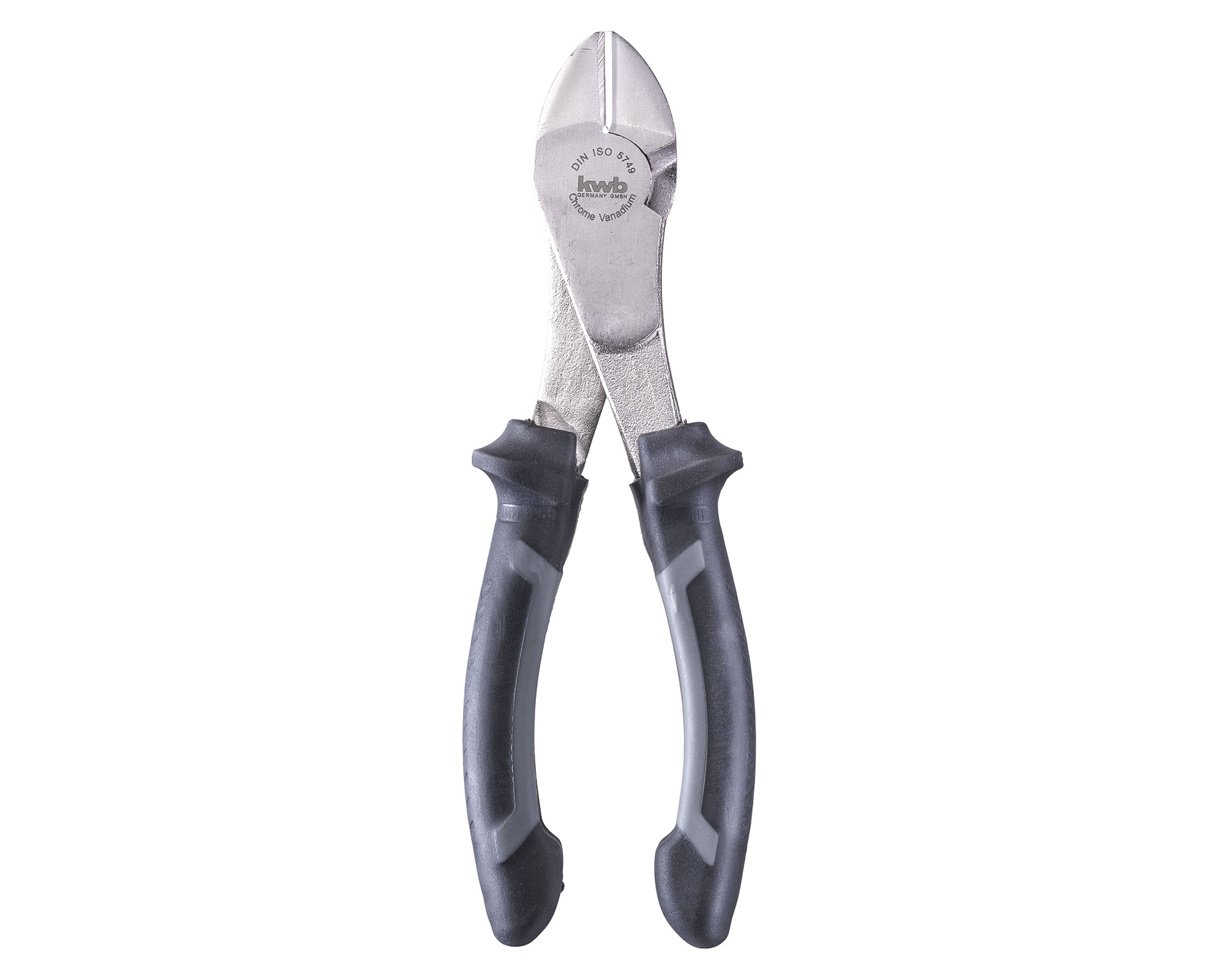 Alicate fuerza corte diagonal 180 mm gris