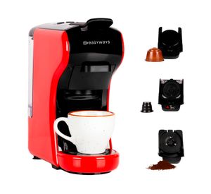 Cafetera Expresso Milano Coffee 3 en 1 rojo EasyWays.