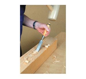 Set 4 formones carpinteros 6/18/12/24 mm