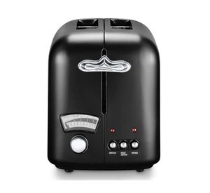 Tostador 2 rebanadas Argento negro Delonghi