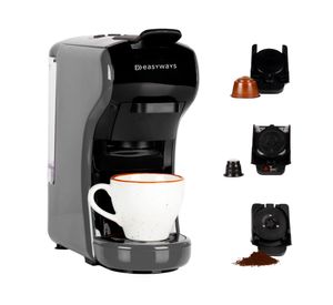 Cafetera Expresso Milano Coffee 3 en 1 gris EasyWays.