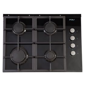 Encimera a gas 4 quemadores Crystal