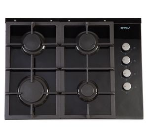 Encimera a gas 4 quemadores Crystal