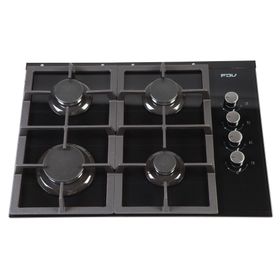 Encimera a gas 4 quemadores Crystal