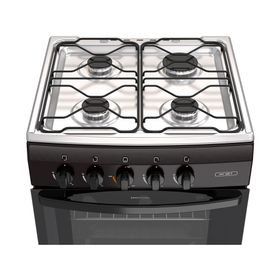 Cocina 4 quemadores MV 120 T negro Mademsa