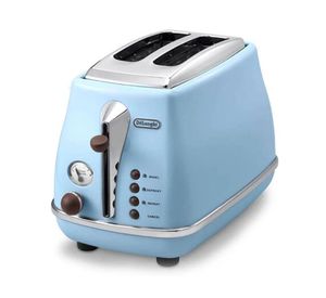 Tostador 2 rodajas Icona vintage azul Delonghi