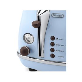 Tostador 2 rodajas Icona vintage azul Delonghi
