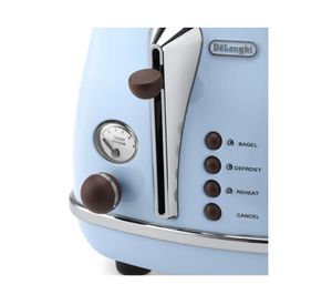 Tostador 2 rodajas Icona vintage azul Delonghi