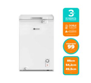 Freezer dual horizontal 99 litros M100D blanco