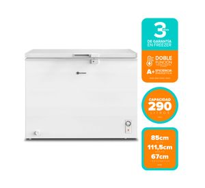 Freezer dual horizontal 290 litros M300D blanco