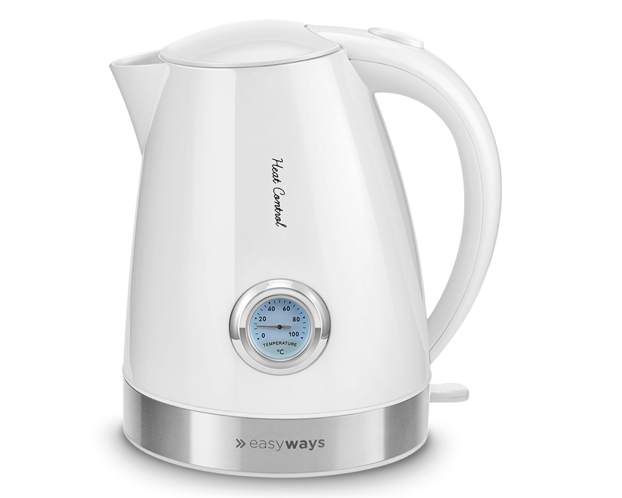 EasyWays Hervidor Heat control blanco 1.7 lt