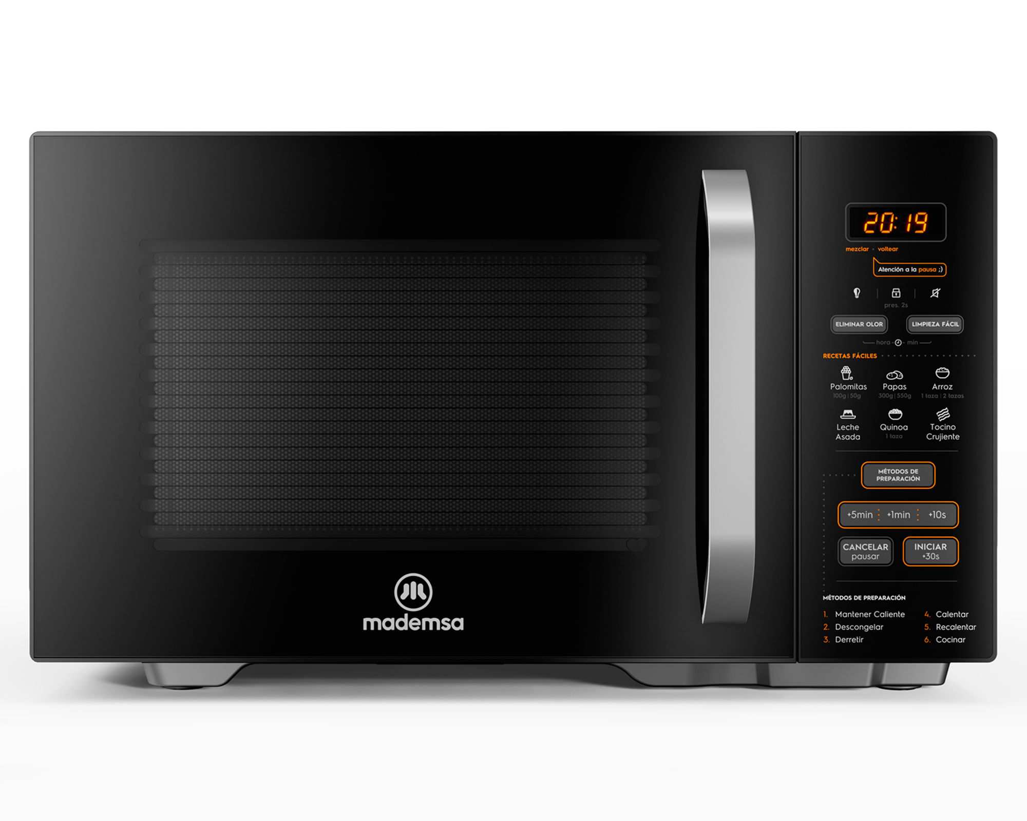 Mademsa Microondas MM28FB negro 28 lt