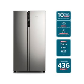 Refrigerador Side by side no frost 436 litros SFX440 inox