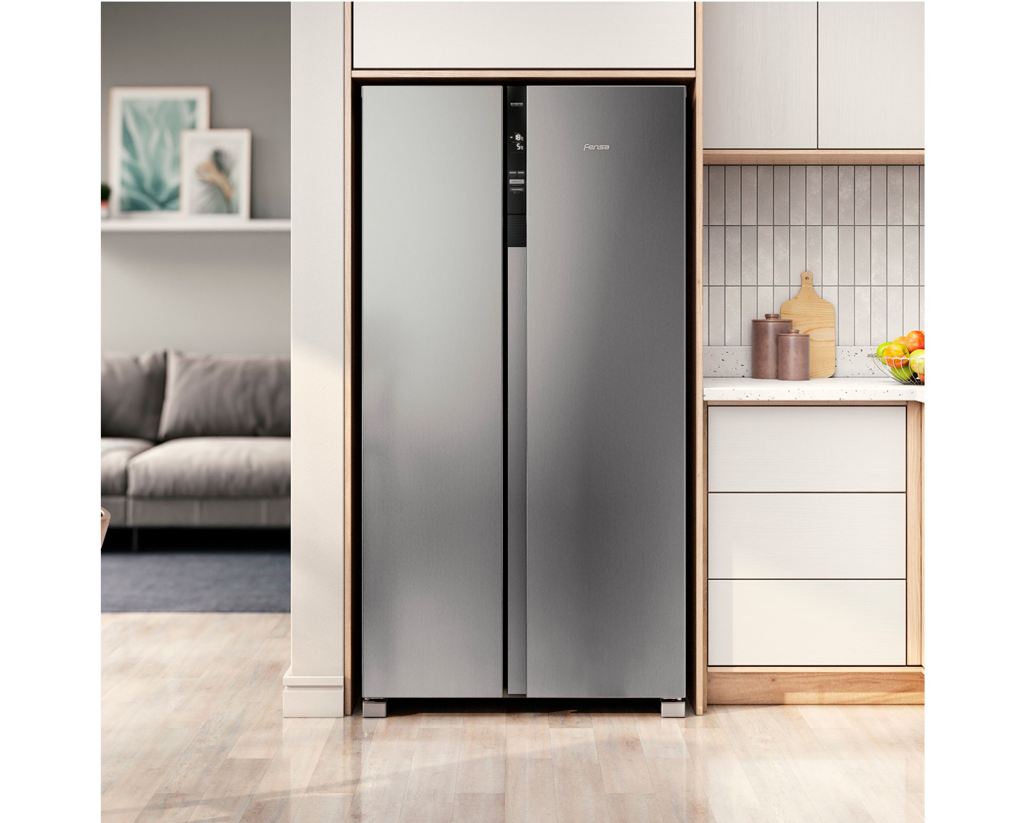 Refrigerador Side by side no frost 436 litros SFX440 inox | Easy.cl
