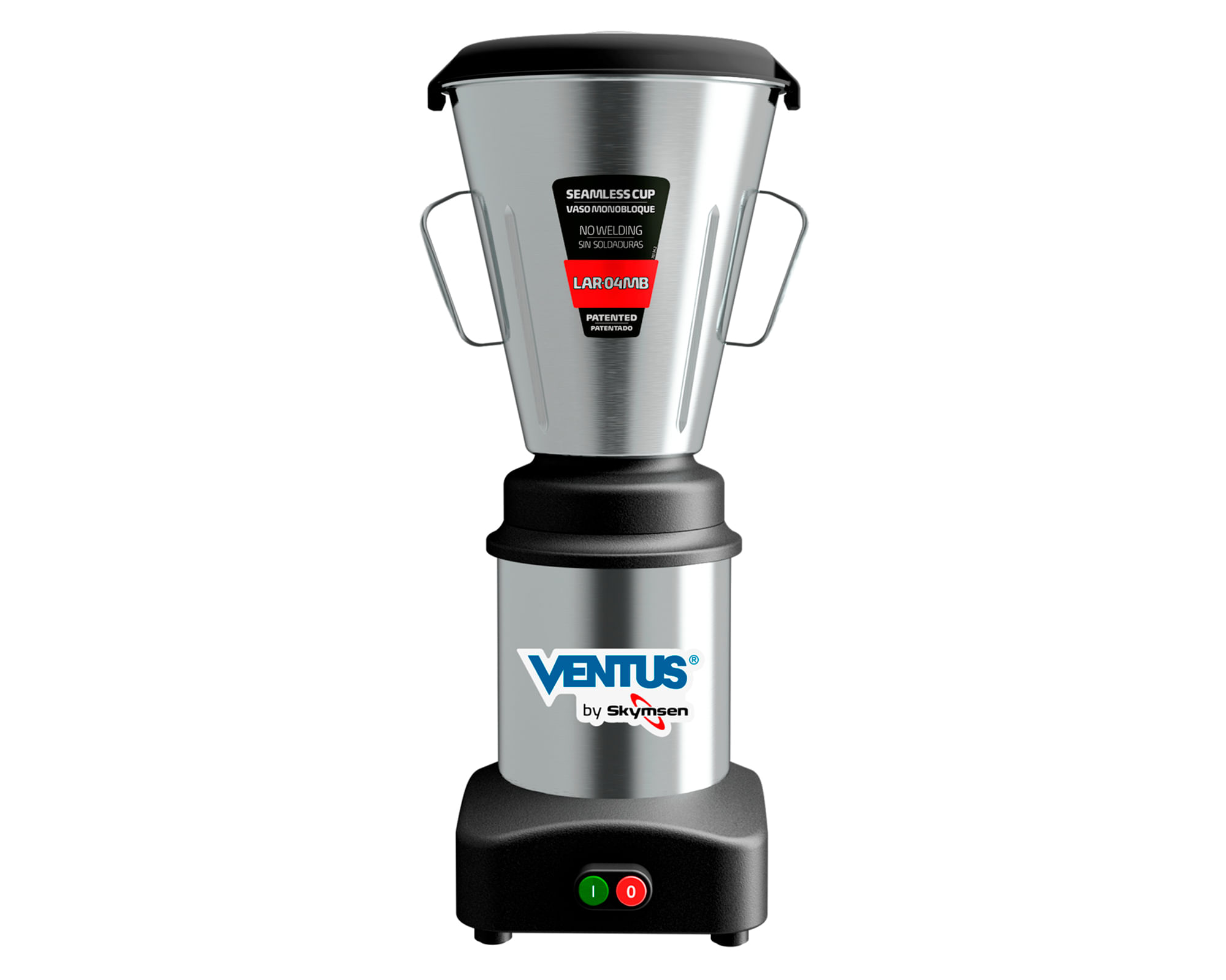 Ventus Licuadora industrial 4 litros LAR-04MB plateado