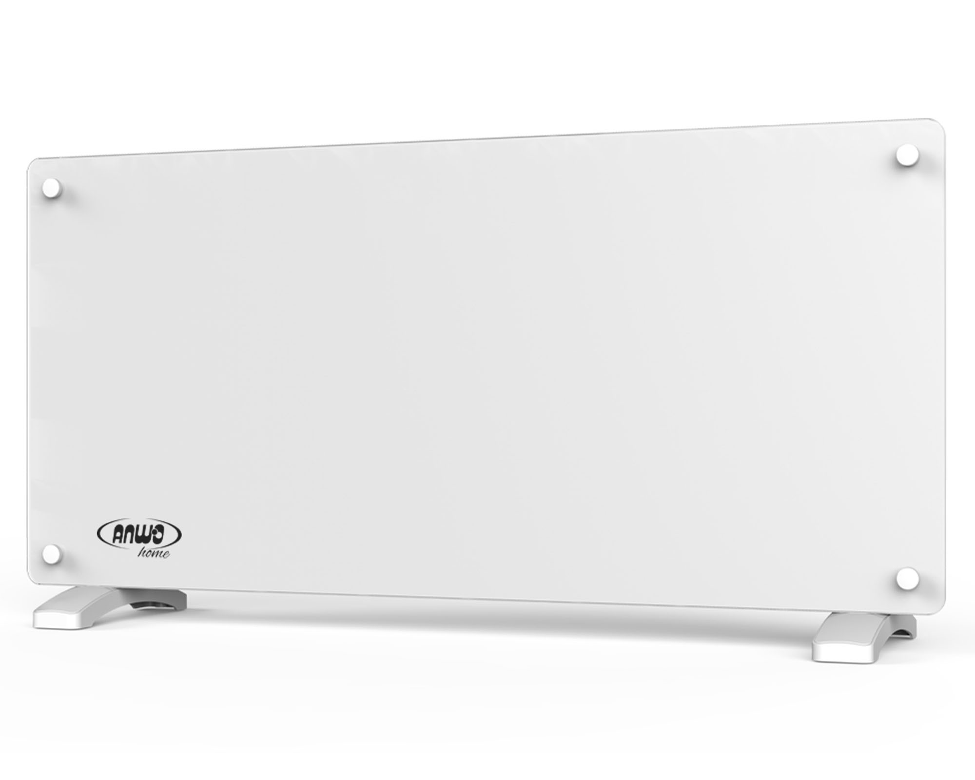Anwo Panel convector Wi-Fi 2000W blanco vidrio