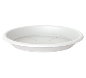 Plato plástico 40 cm Capri blanco