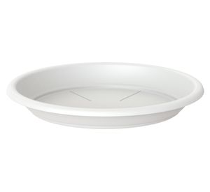 Plato 22 cm plástico Capri blanco