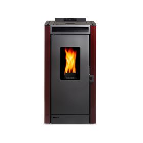 Estufa a pellet Black Vision burdeo 9.1 kW