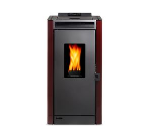 Estufa a pellet Black Vision burdeo 9.1 kW