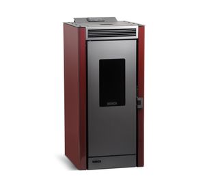 Estufa a pellet Black Vision burdeo 9.1 kW