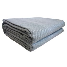 Malla sombra triangular gris 3x3 m