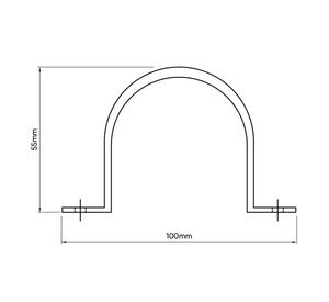Abrazadera Línea sanitaria 50 mm
