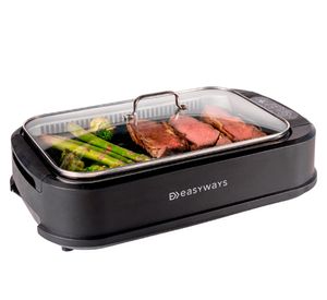 Parrilla eléctrica Smokeless grill master negro 1500W