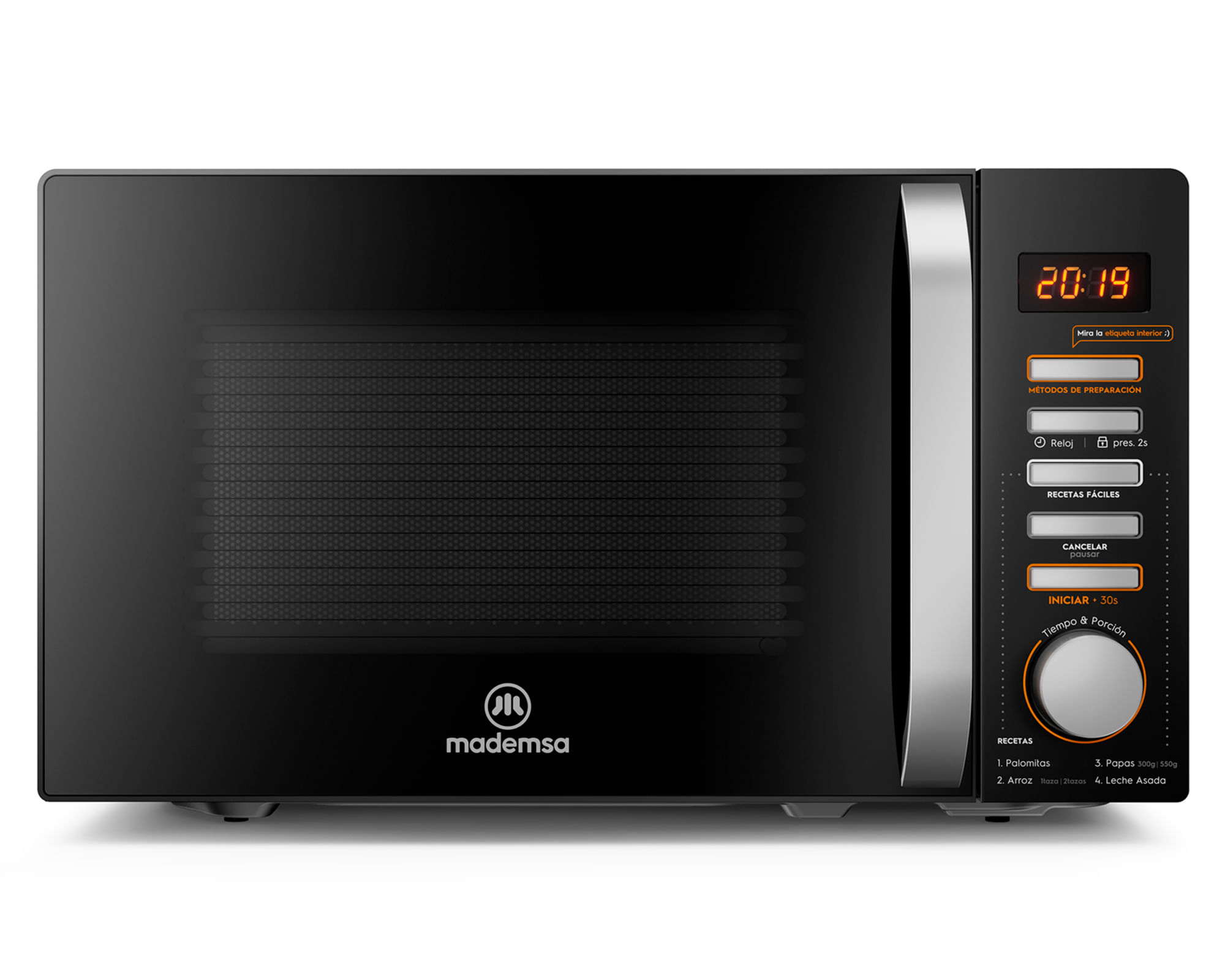 Mademsa Microondas MM20FBH negro 20 lt