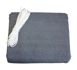 Vela sombreadora cuadrada 3x3 m gris