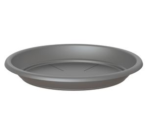 Plato plástico 40 cm Capri antracita