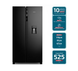 Refrigerador Side by side no frost 525 litros SFX530B negro