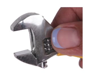 Llave ajustable 4"W22604 amarillo