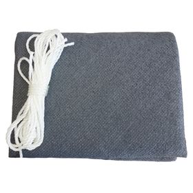 Vela sombreadora triangular 5x5 m gris