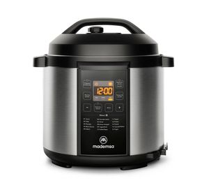 Olla eléctrica multicocción MPC20 inox/negro 6 lt